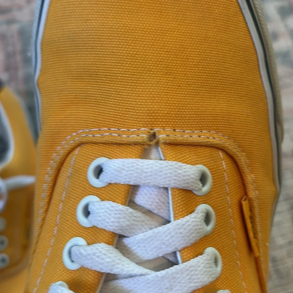 Vans Yellow Canvas Sneakers